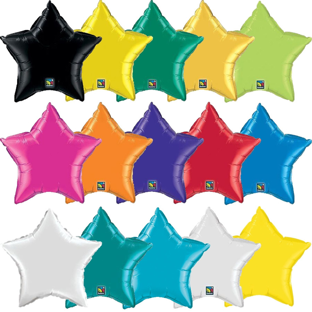 Solid Color Foil Balloon Color Charts and Pricing